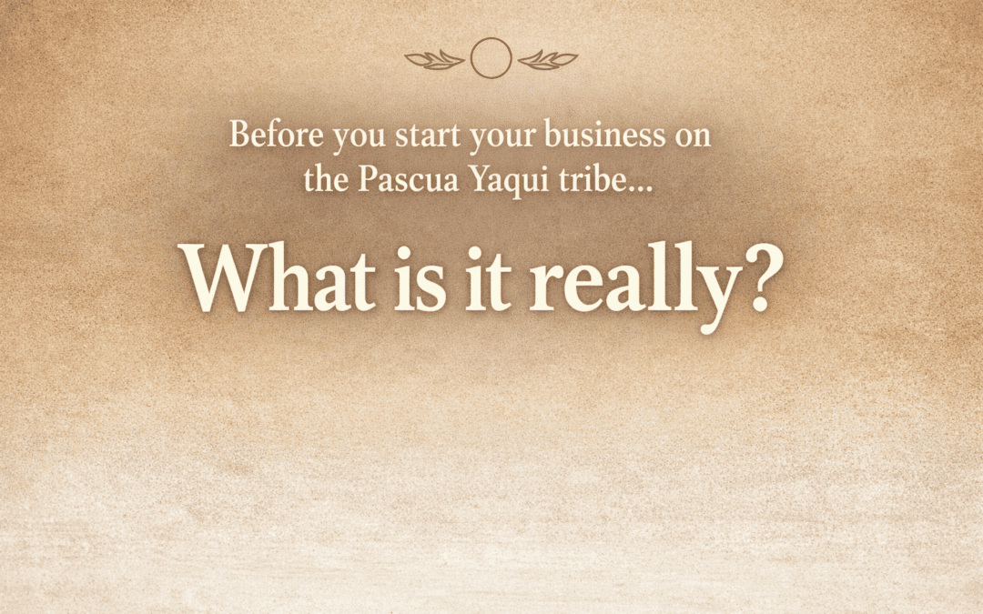Hobby, Side Gig, or Business? Finding Your True Path as a Pascua Yaqui Entrepreneur